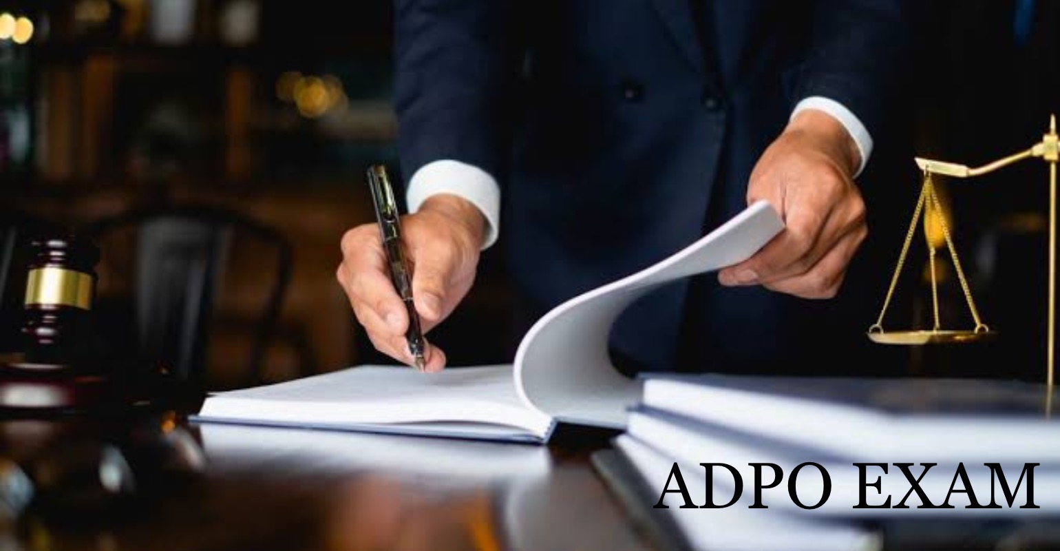 ADPO Exam